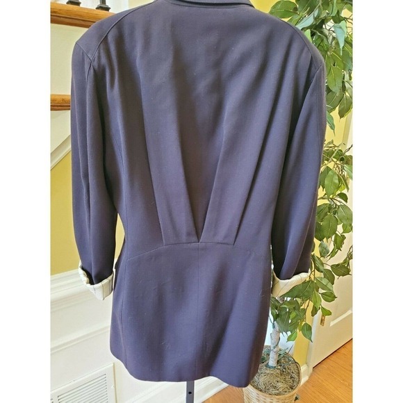 Vintage CRISCA Navy Blue Wool Size 38  (medium) - Picture 6 of 11